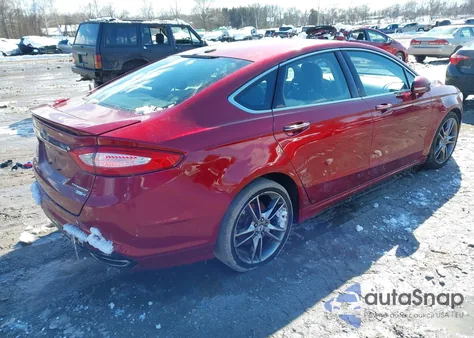 2014 Ford Fusion Titanium из США, поврежденный, VIN 3FA6P0D99ER238117